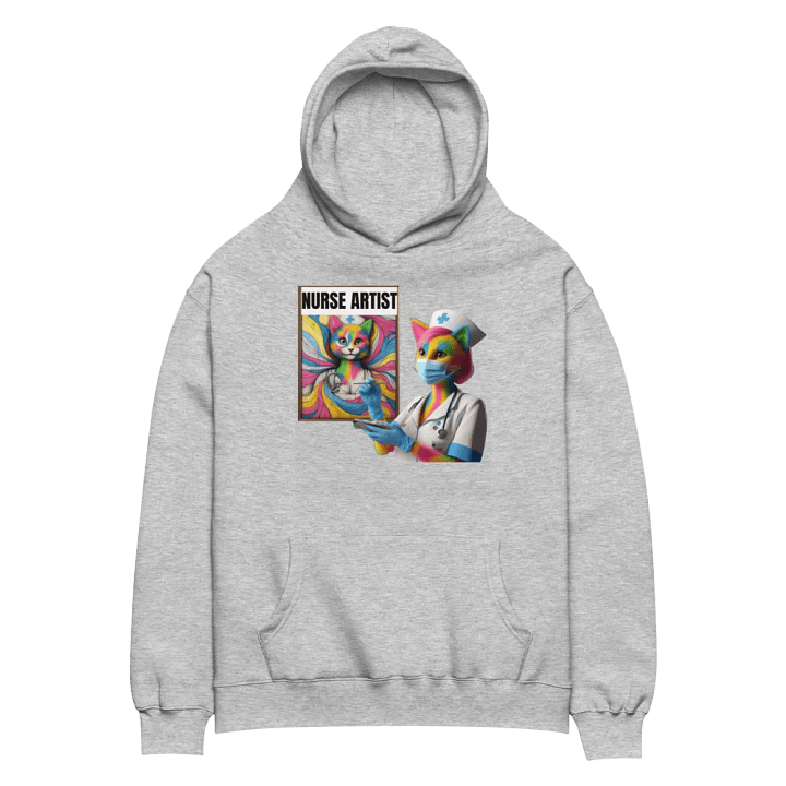Whimsical Nurse Artist Oversized Hoodie product image (22)