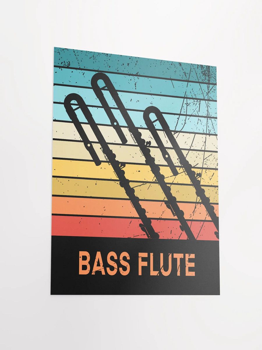 Small Retro Abstract Flute Poster - Bass product image (3)