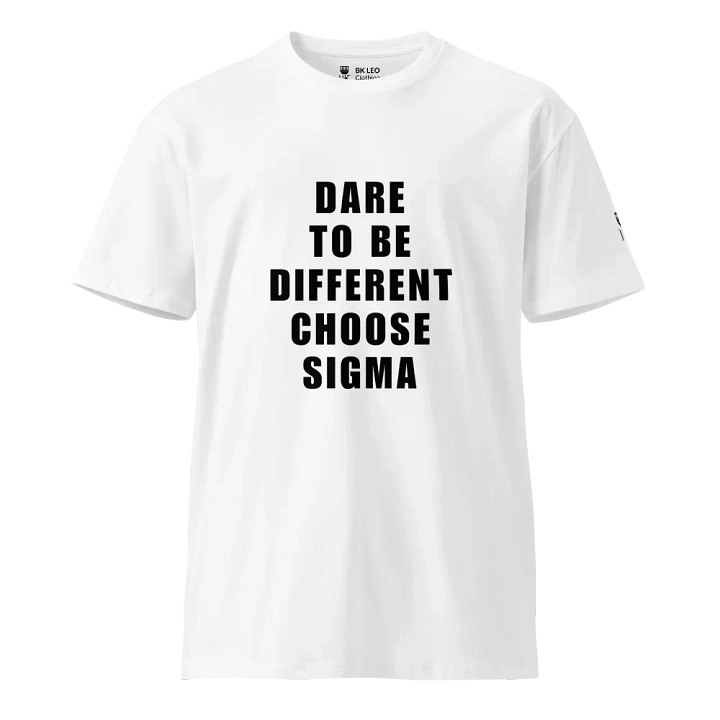 Dare to be Different Choose Sigma product image (8)