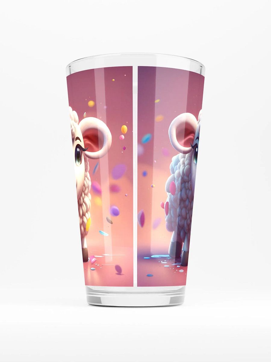 Cute Sheep Pint Glass product image (2)