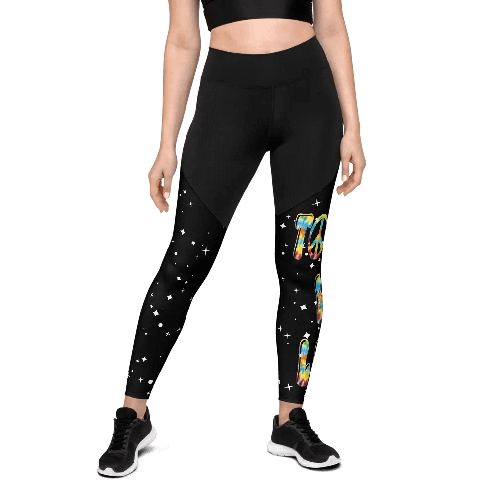 Peace sign sports leggings product image (4)