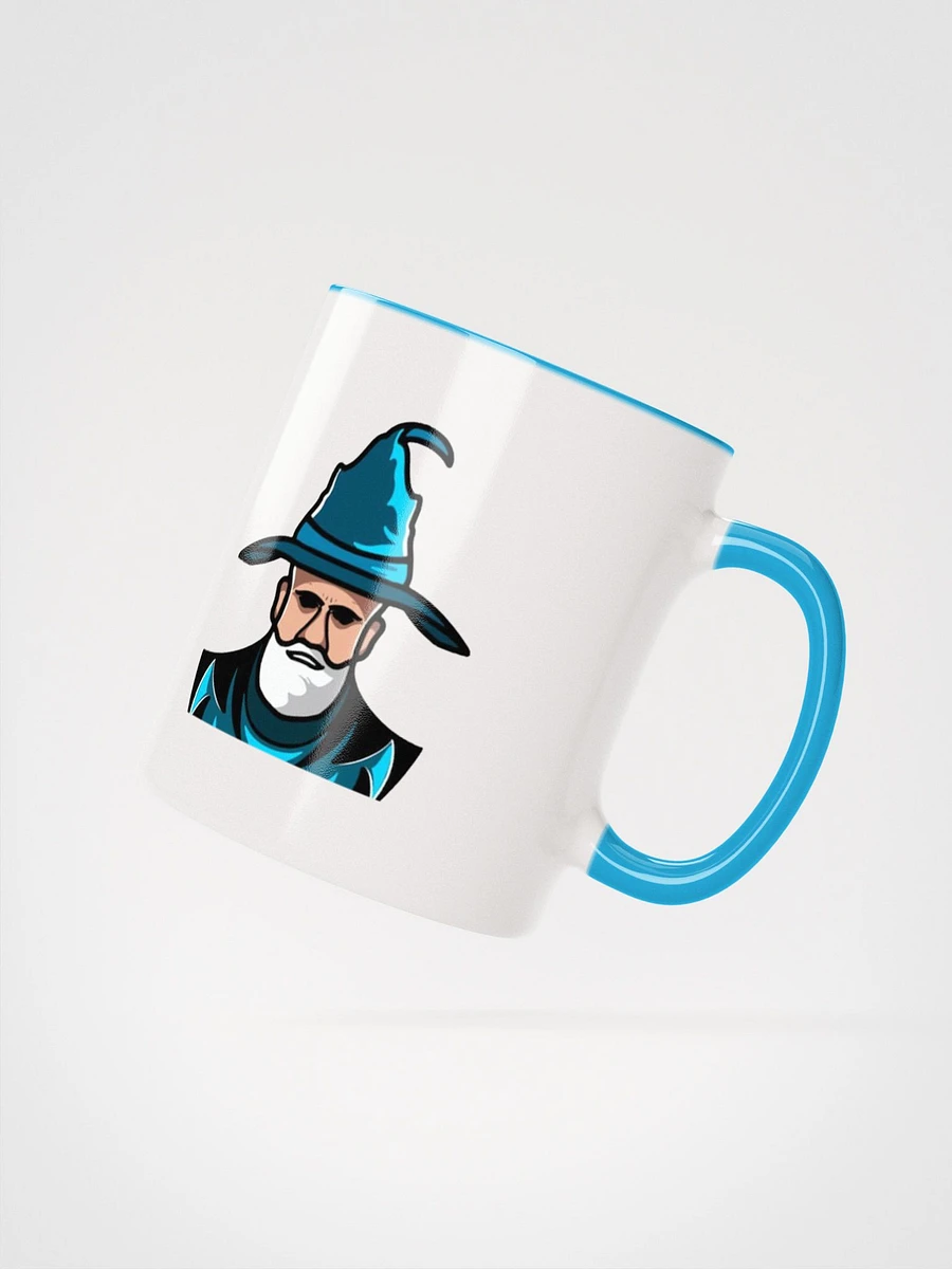 The Match Slip Wizard Coffee Mug (Light Blue, 11 oz and 15 oz) product image (2)