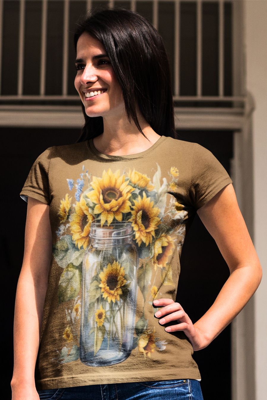 Floral Themed All Over Print T-shirt product image (1)