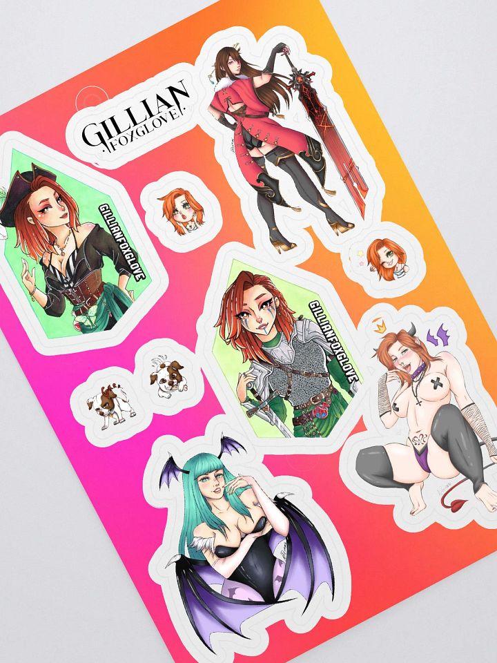 Gillian Foxglove Stickers product image (2)