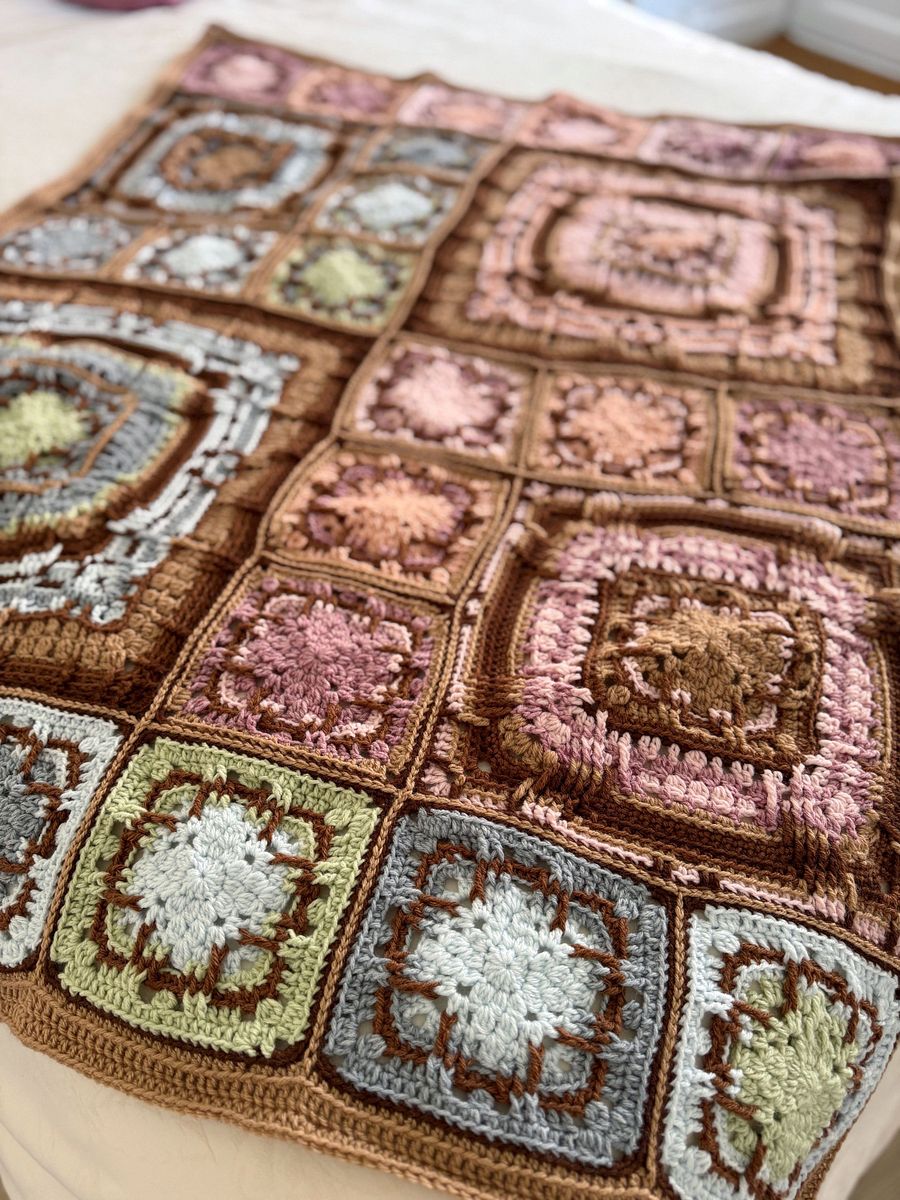Spring Into Bloom Crochet Blanket PDF Ebook product image (8)