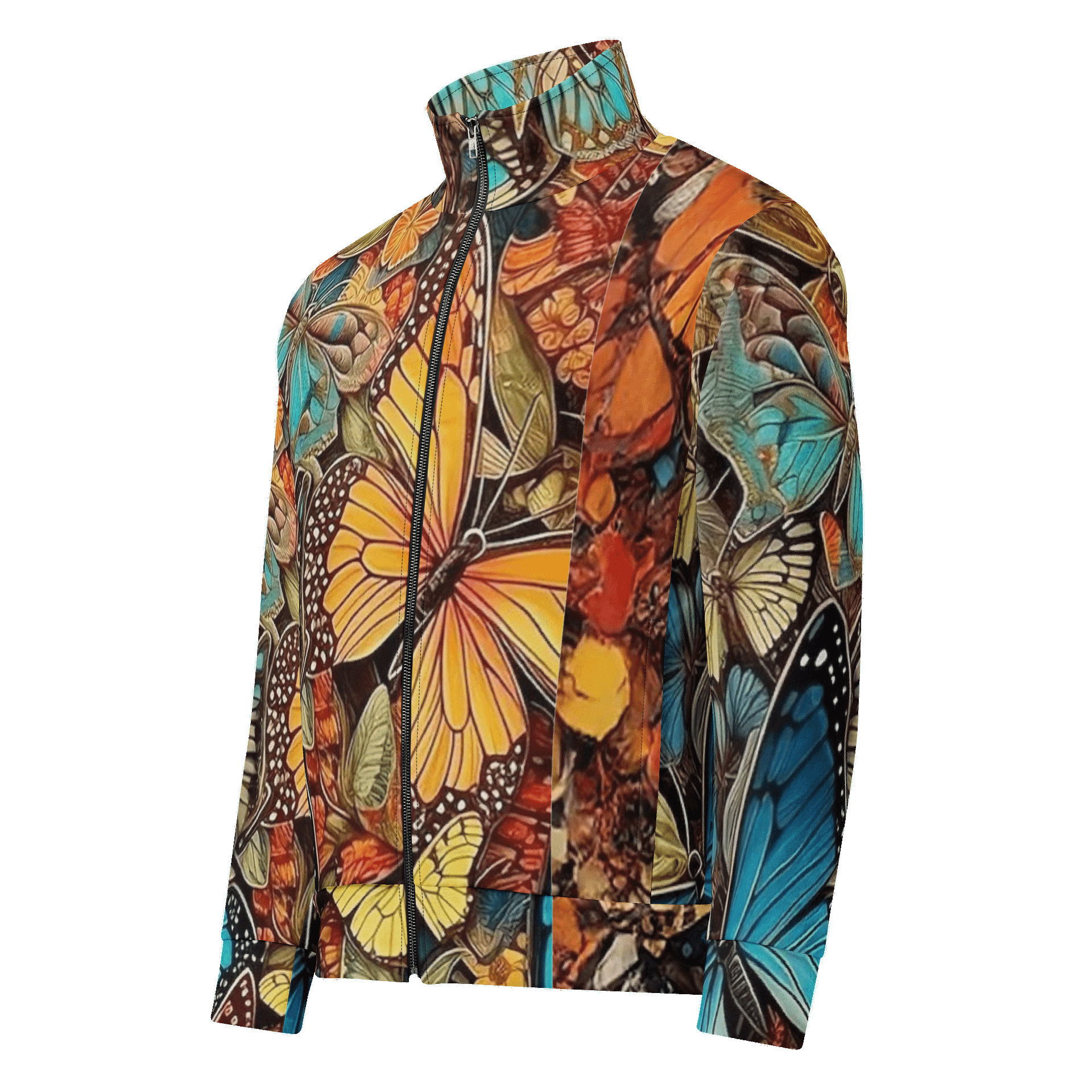 Butterfly Garden Art Style Unisex Track Jacket product image (1)