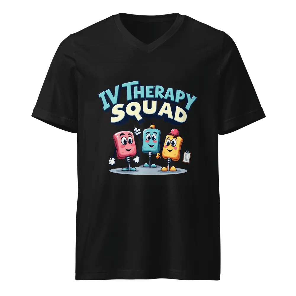 Cheerful IV Therapy Squad V-Neck Tee product image (1)