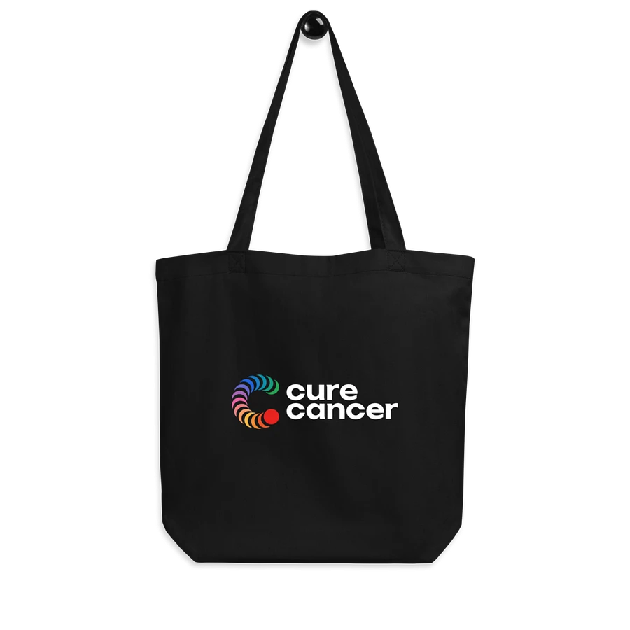 Cure Cancer | Logo Eco-Friendly Statement Tote - Black product image (4)