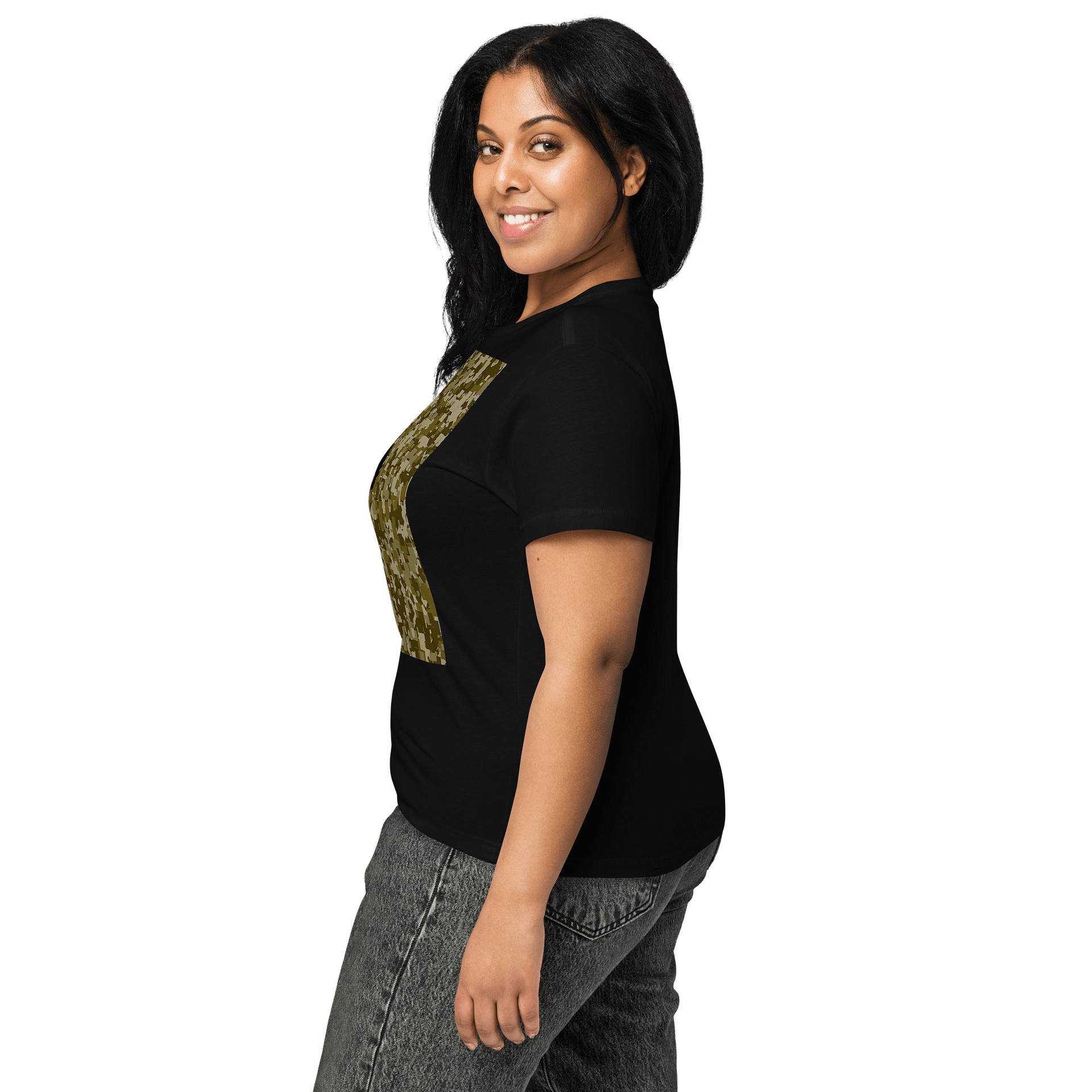 Skull Camo High-Waisted Tee product image (7)