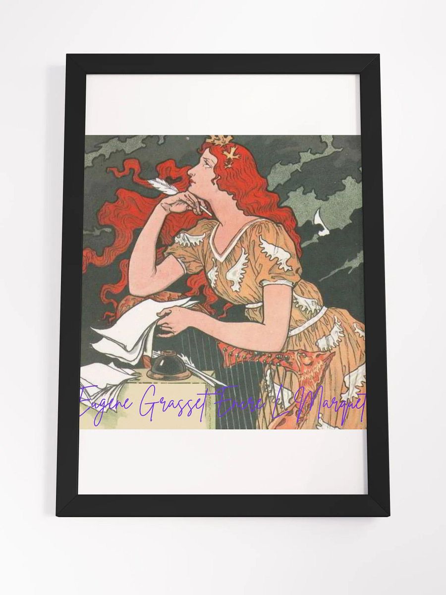 Art by Eugene Grasset Framed High-Quality Matte Poster (in) product image (4)