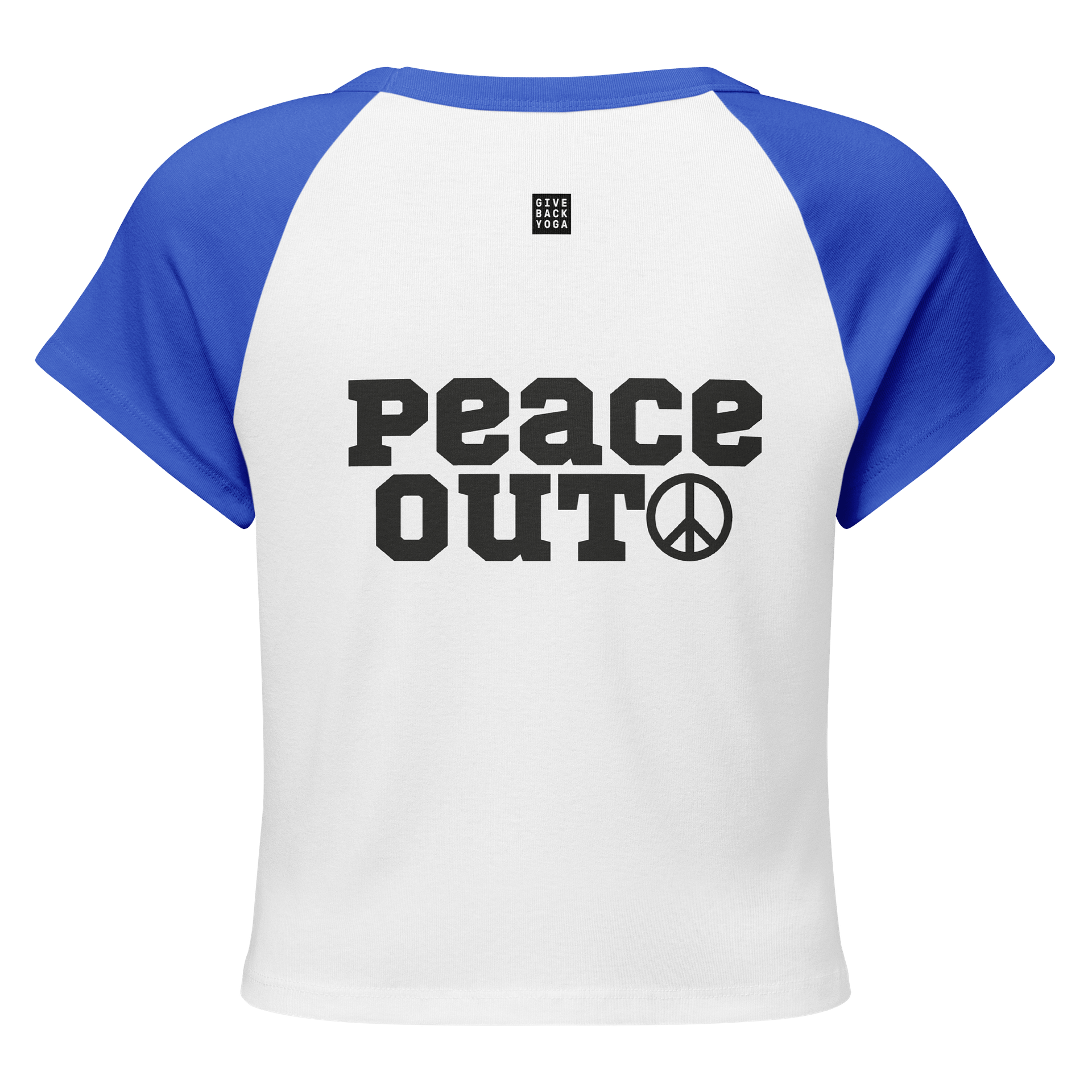 PEACE OUT - Vintage-inspired Raglan Baby Tee product image (10)