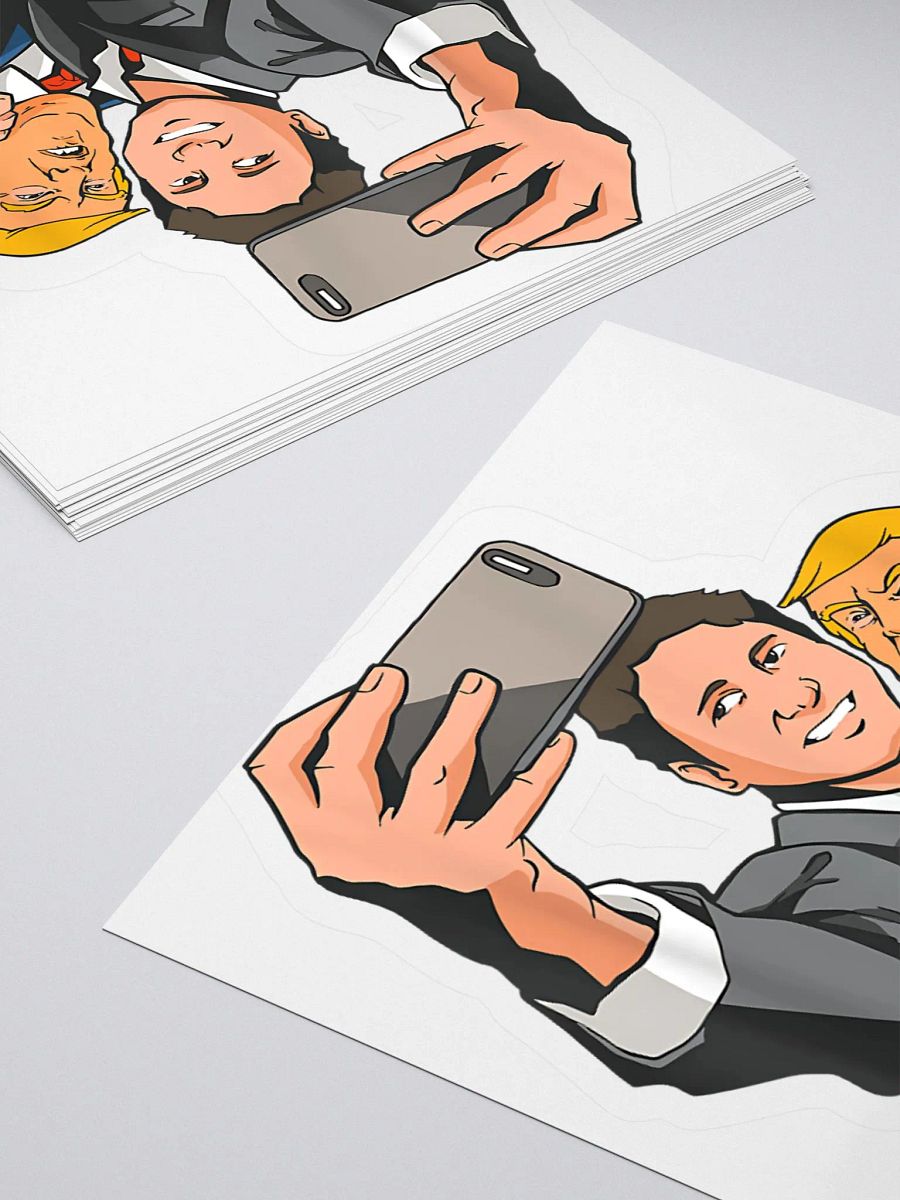 Trump And Trudeau Selfie Meme Sticker product image (4)