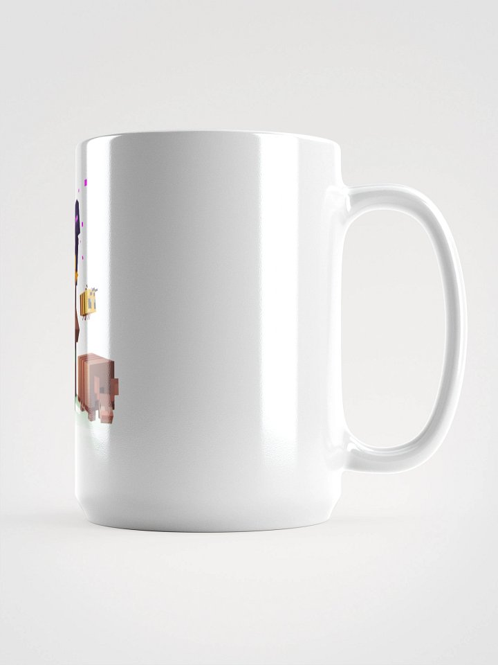 Minecraft White Glossy Mug product image (1)