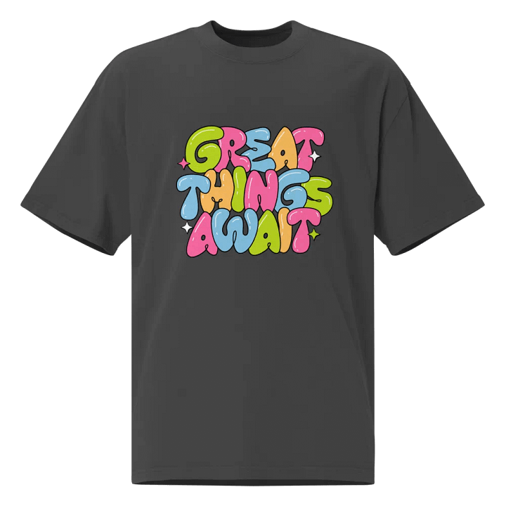 Vibrant Dreams Oversized Tee product image (1)
