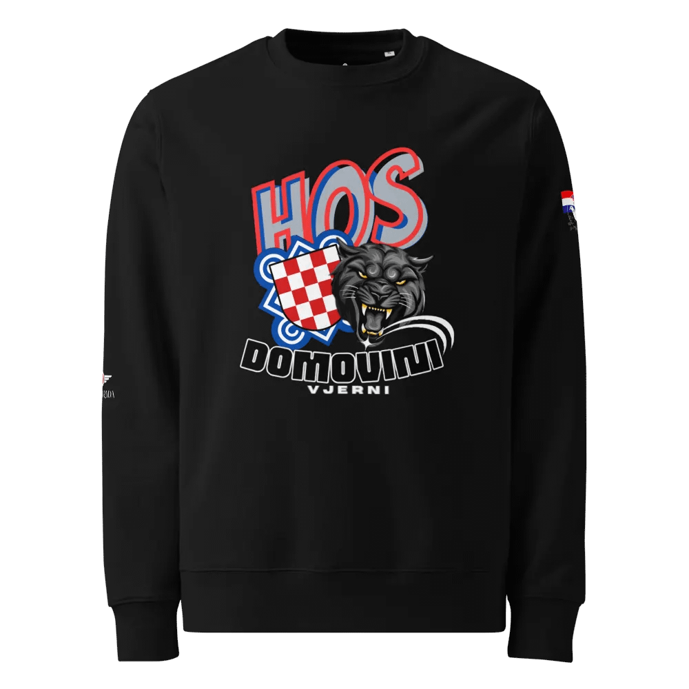 HOS DOMOVINI VJERNI Organic Man Sweatshirt product image (1)