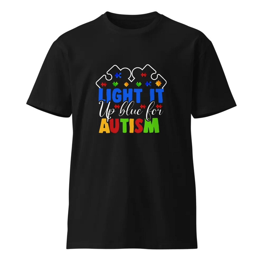 Light It Up Blue for Autism T-Shirt product image (1)