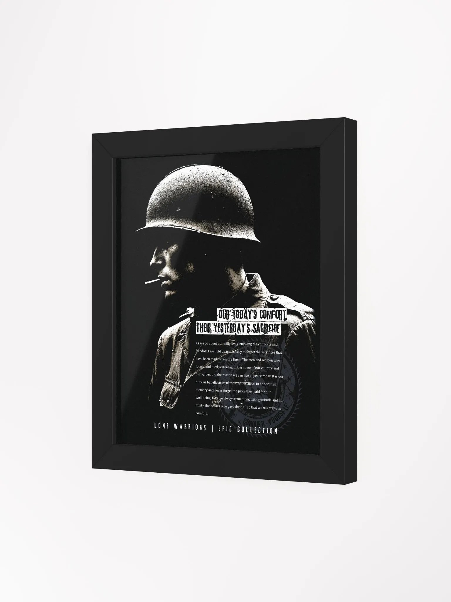 Our Today's Comfort - Their Yesterday's Sacrifice product image (3)
