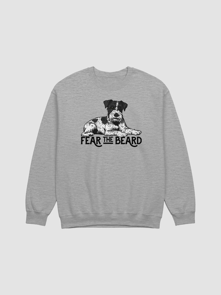 Fear the Beard Sweatshirt of a Schnauzer(Black & White Parti) | Funny Shirt for Bearded Dog Paw-rents product image (26)