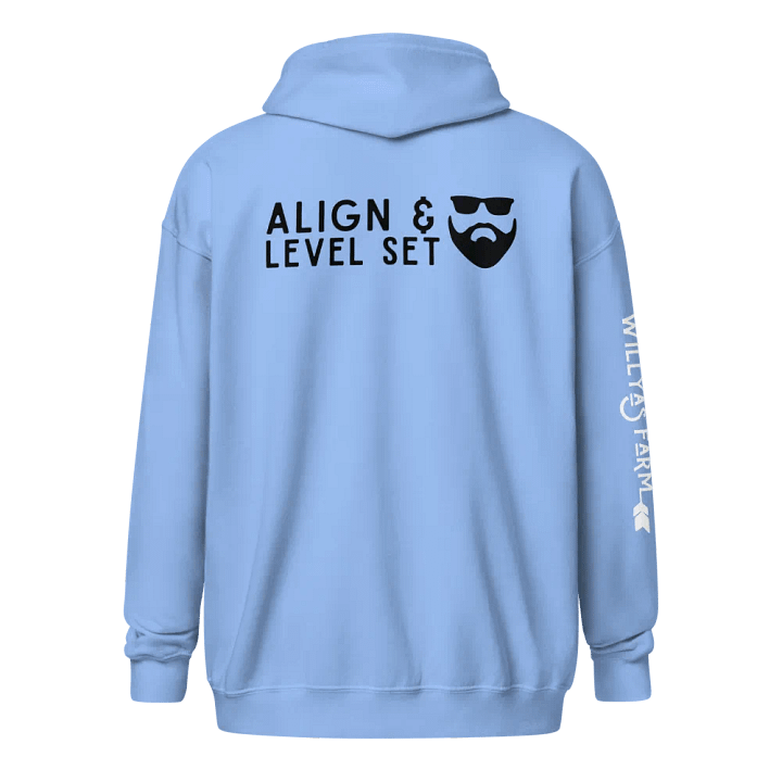 Align & Level Set- Quotes by Jon Full Zip Hoodie product image (2)