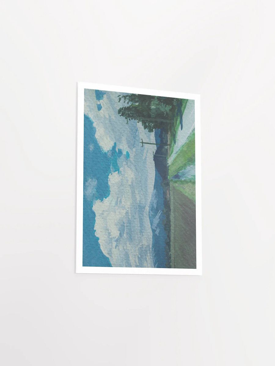 Blue Country Lane - Art Print product image (4)