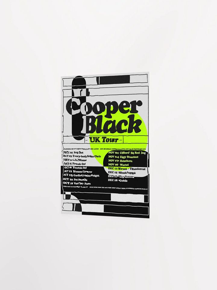 COOPER BLACK POSTER product image (2)