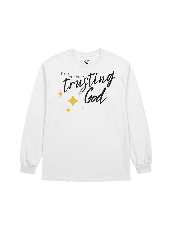 I'm Just Out Here Trusting God - Unisex Long Sleeve Tee - Light Colors product image (18)