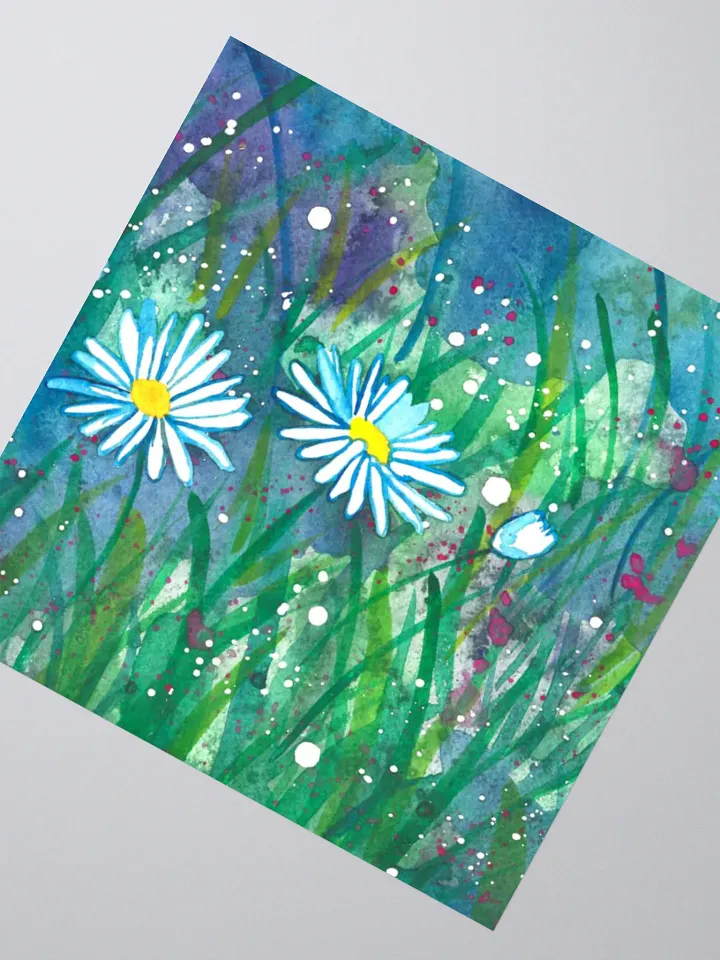 Daisies In The Night Sticker product image (2)