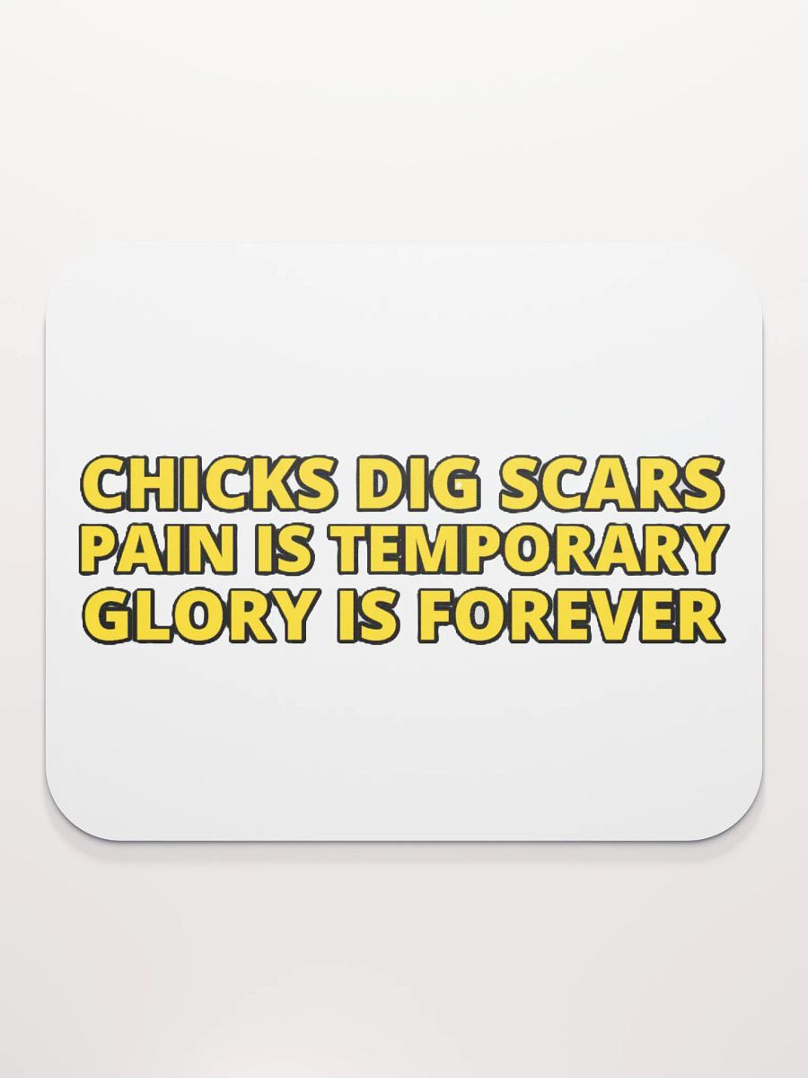CHICKS DIG SCARS, PAIN IS TEMPORARY, GLORY IS FOREVER product image (2)