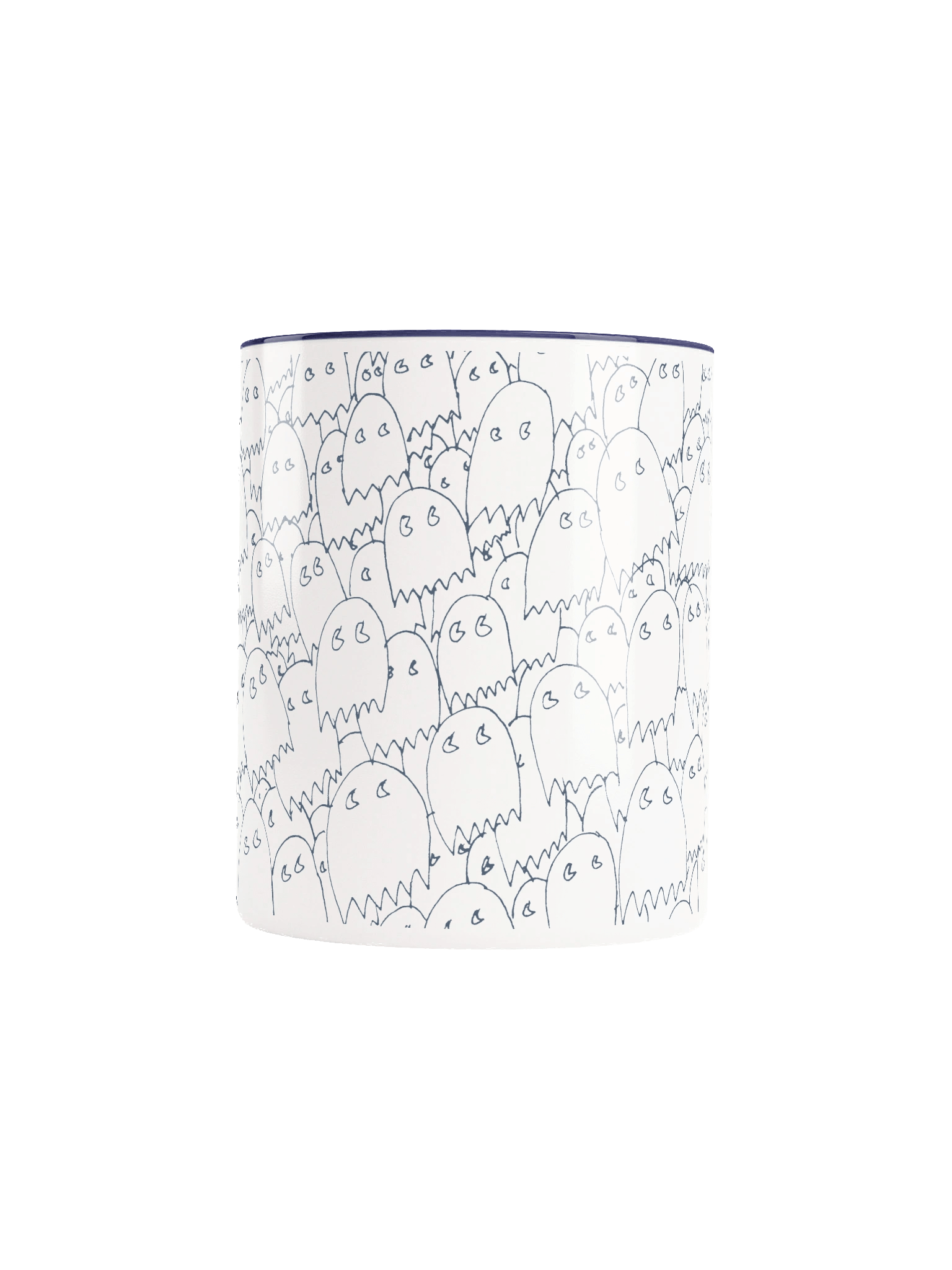 Crowded Afterlife Mug White Blue product image (5)