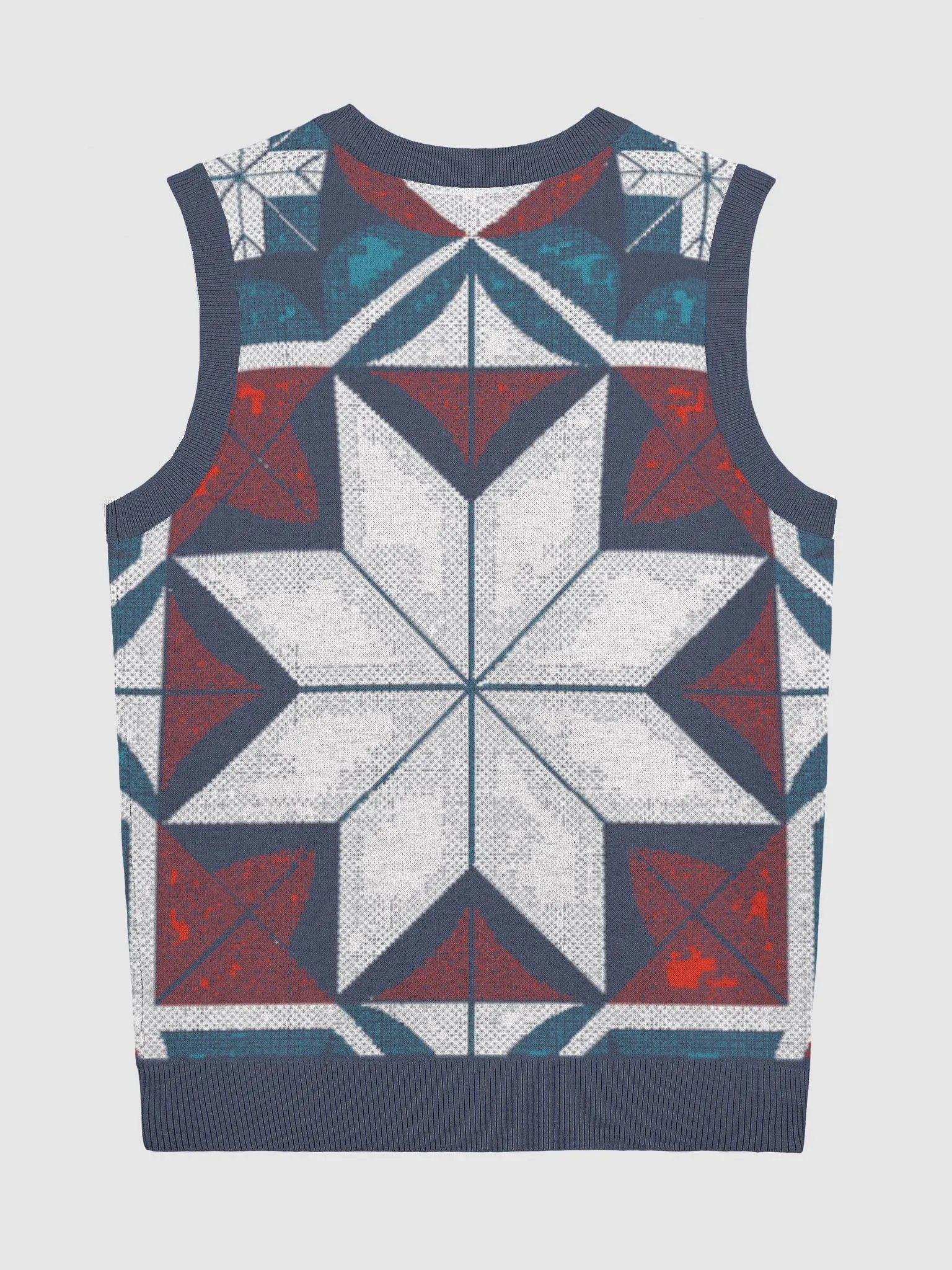 KaleidoStar patterned Jacquard Sweater V-Neck Vest product image (9)