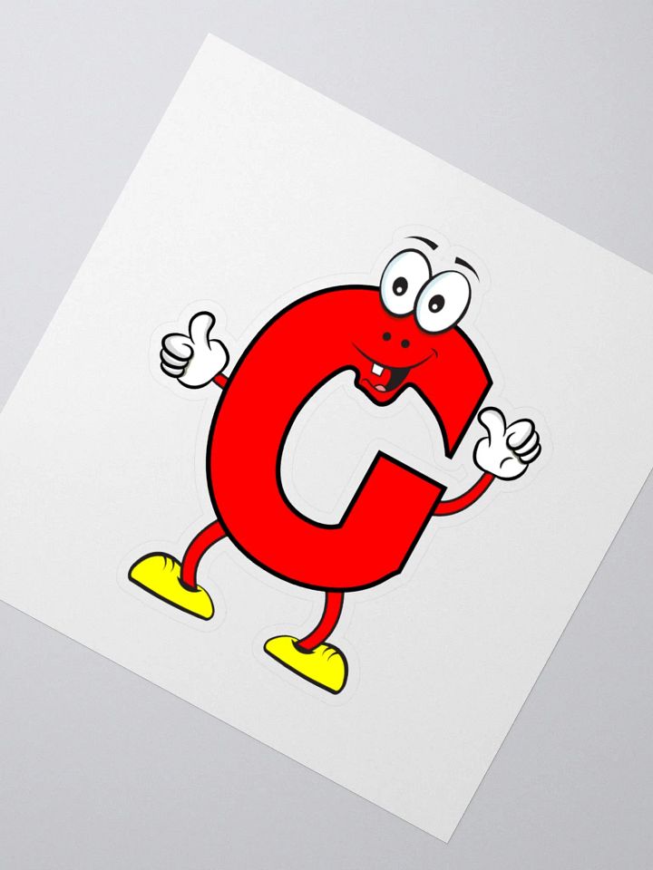 G Cartoon Character Sticker product image (4)