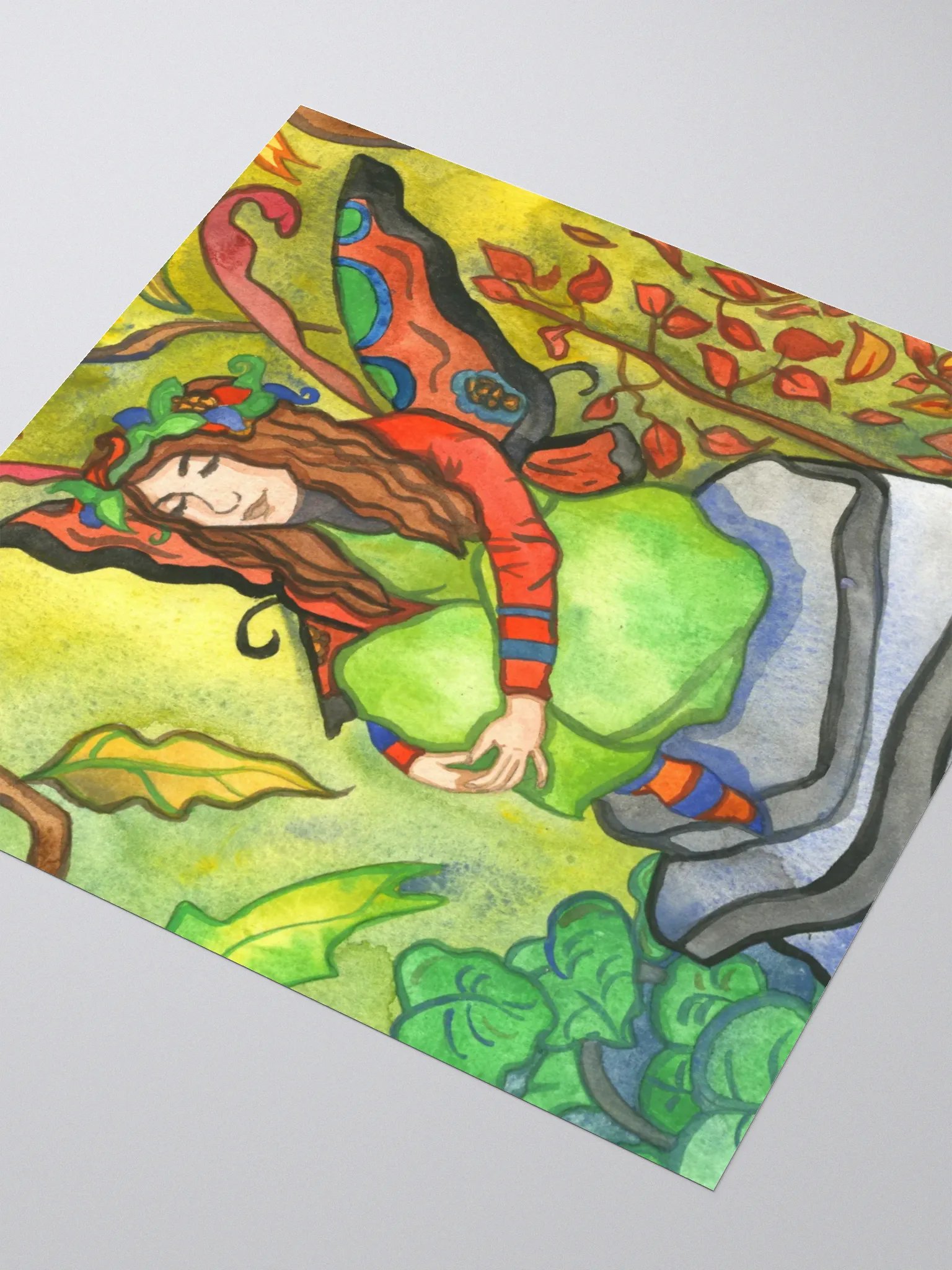 Golden Leaves Sticker product image (6)