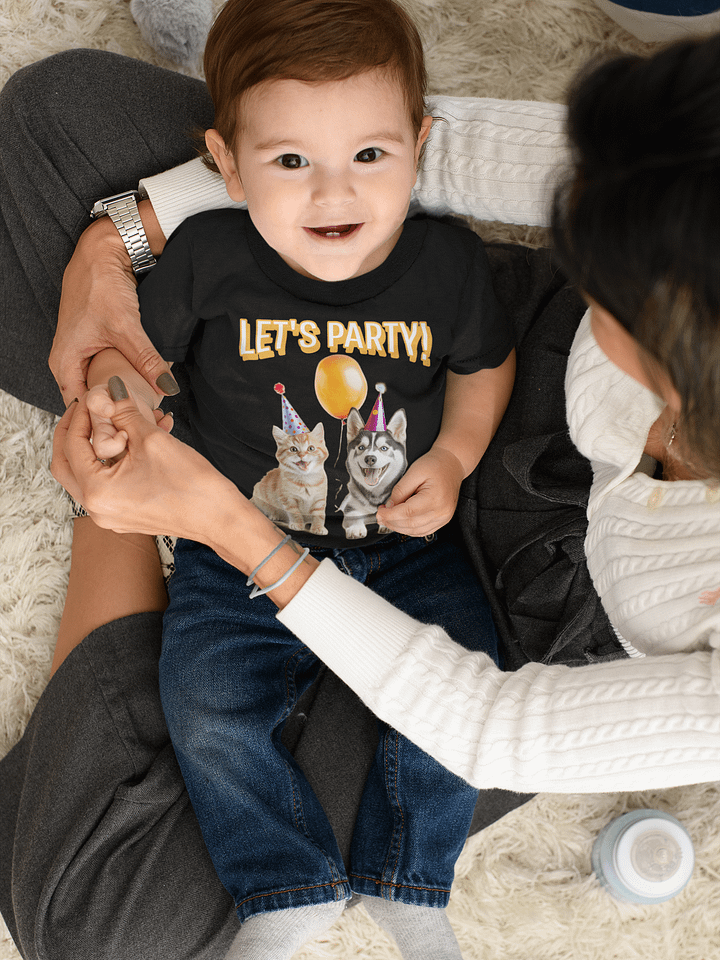 "Let's Party!" Kids T-Shirt product image (1)