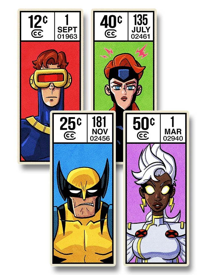 X-Men Sticker Pack #1 product image (1)