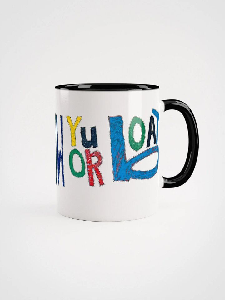 Row Row Row Your Boat Ceramic Mug with Color Inside product image (2)