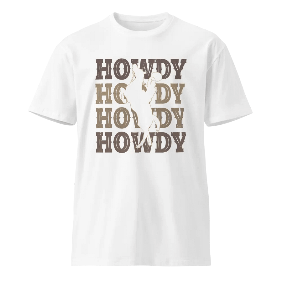 HOWDY Cowboy Grid Unisex T-Shirt product image (1)