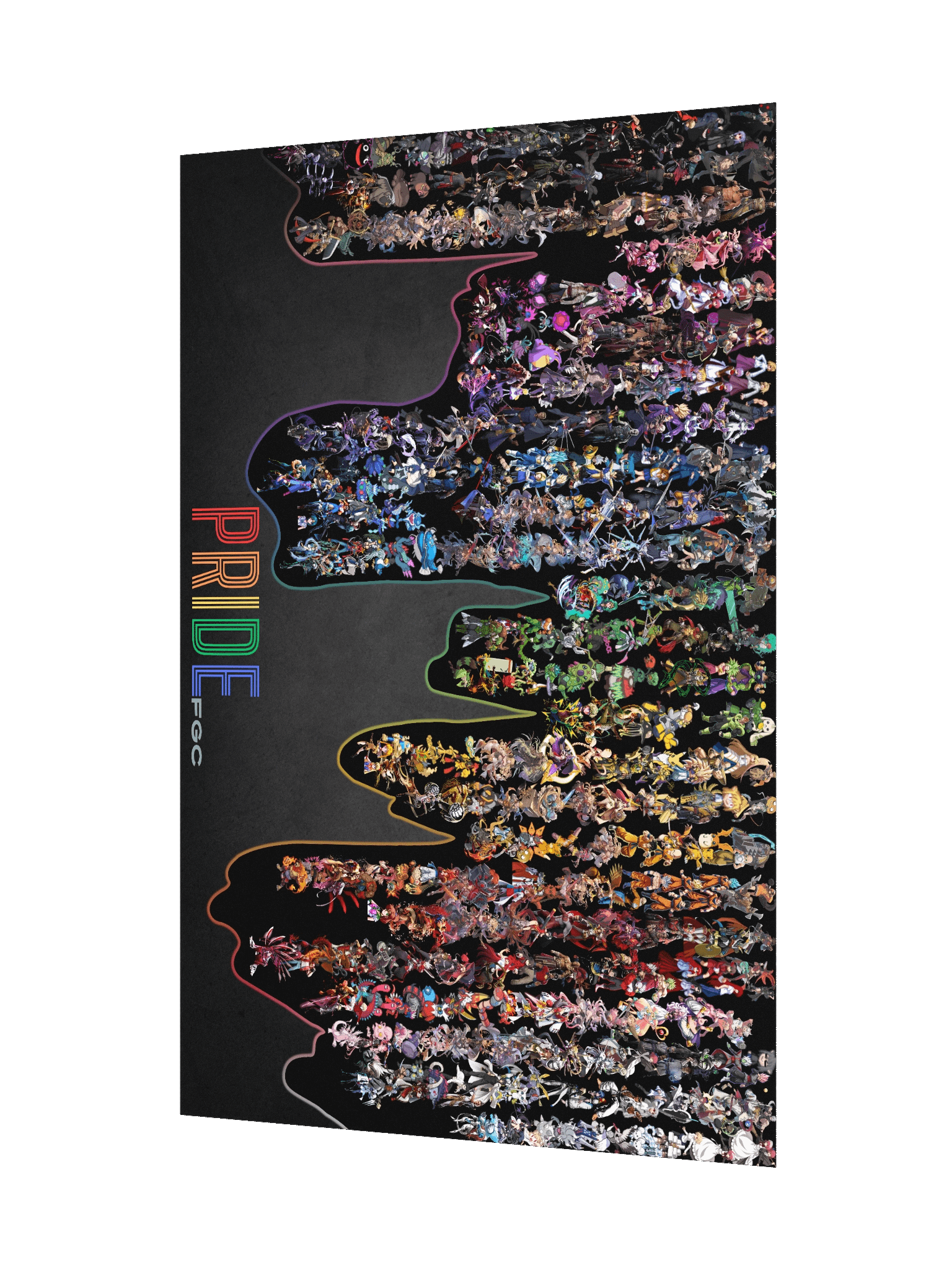 PRIDEfgc 2025 Dark Rainbow Poster product image (8)