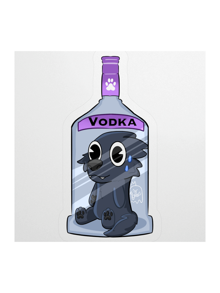 Vodka in a Bottle – Sticker product image (3)