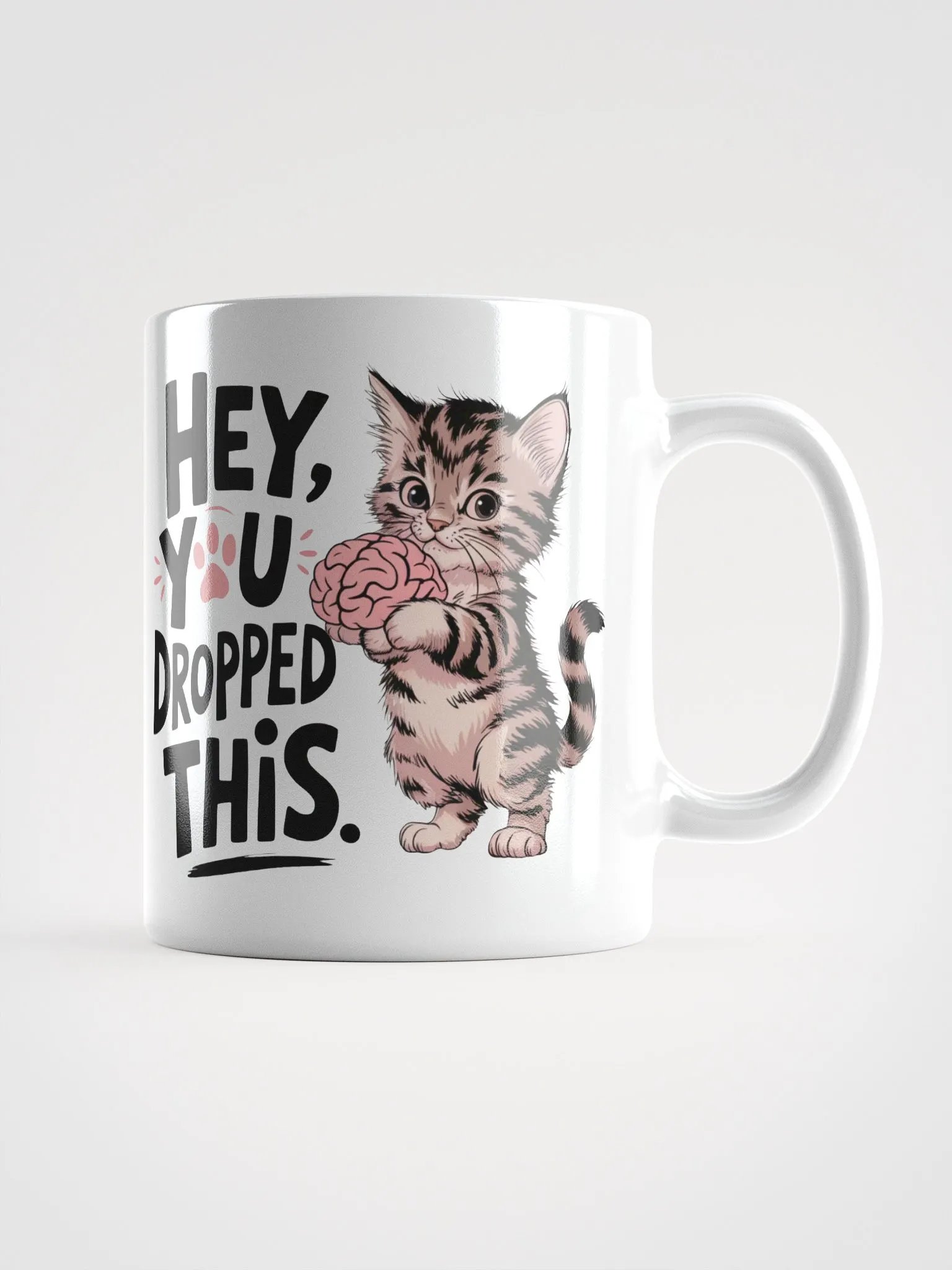 Whimsical Brainy Cat Mug product image (2)