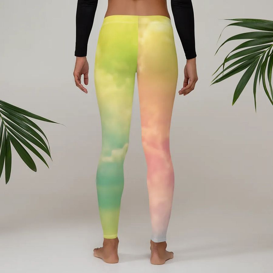 Blur cloud rainbow Design Legging - V12 product image (3)