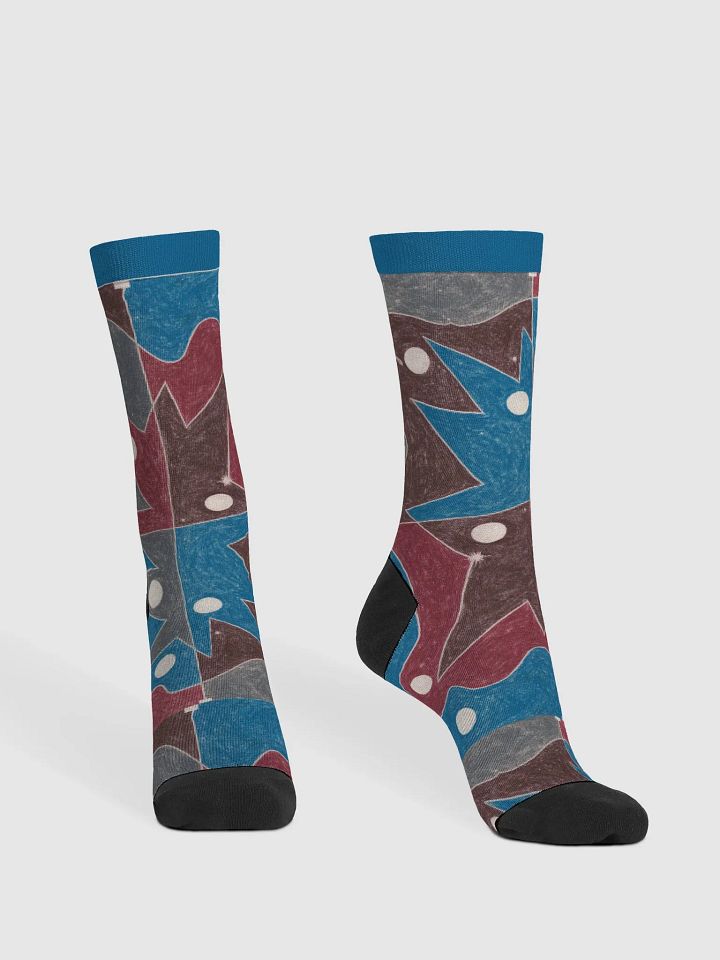 Cartoon College 2 crew socks (var 1) product image (1)