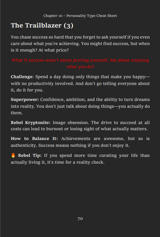 Beat the System - Rebel Personality Types product image (4)