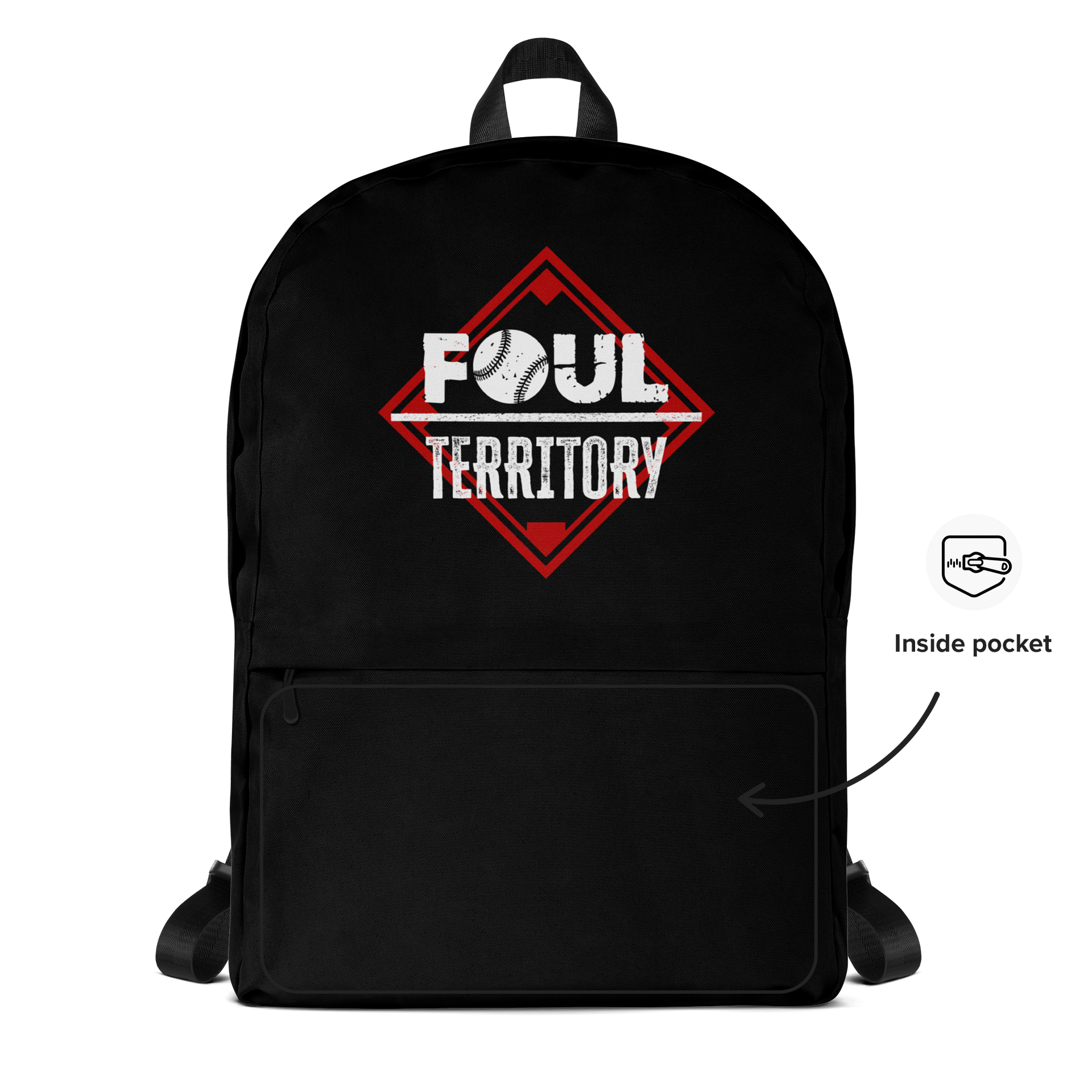 Foul Territory Black Backpack product image (4)