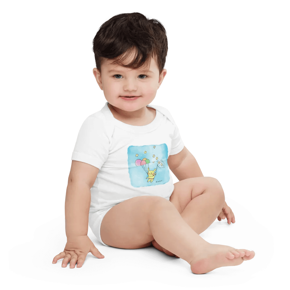 Starry Bunny Baby Onesie product image (4)