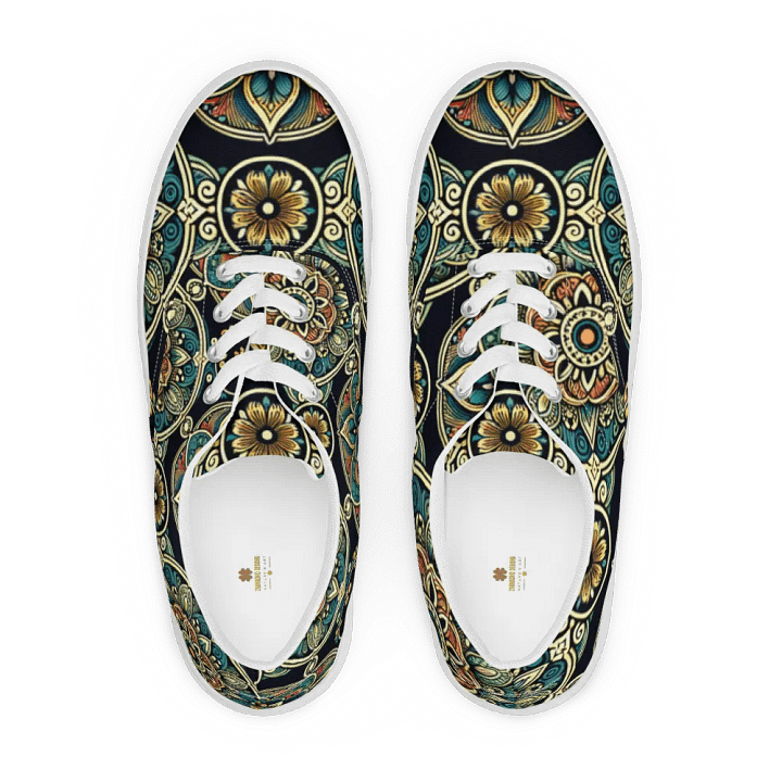 Mystic Mandala Men's Canvas Shoes product image (2)