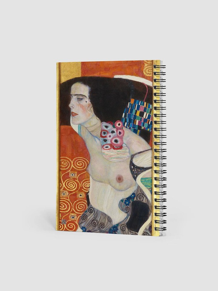 ''Judith II (Salome)'' by Gustav Klimt Spiral Notebook product image (2)