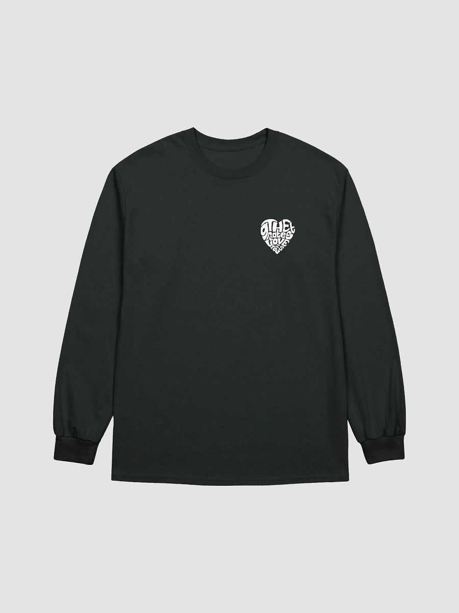 Lyric Heart long sleeve front & back product image (1)