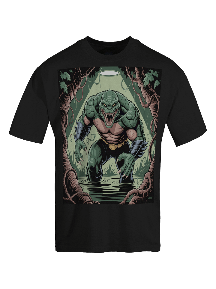 Killer Croc Mire Menace Oversized Faded T-Shirt product image (1)
