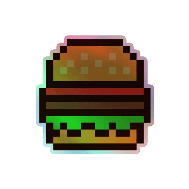 The Bun Hub Holographic Sticker product image (1)