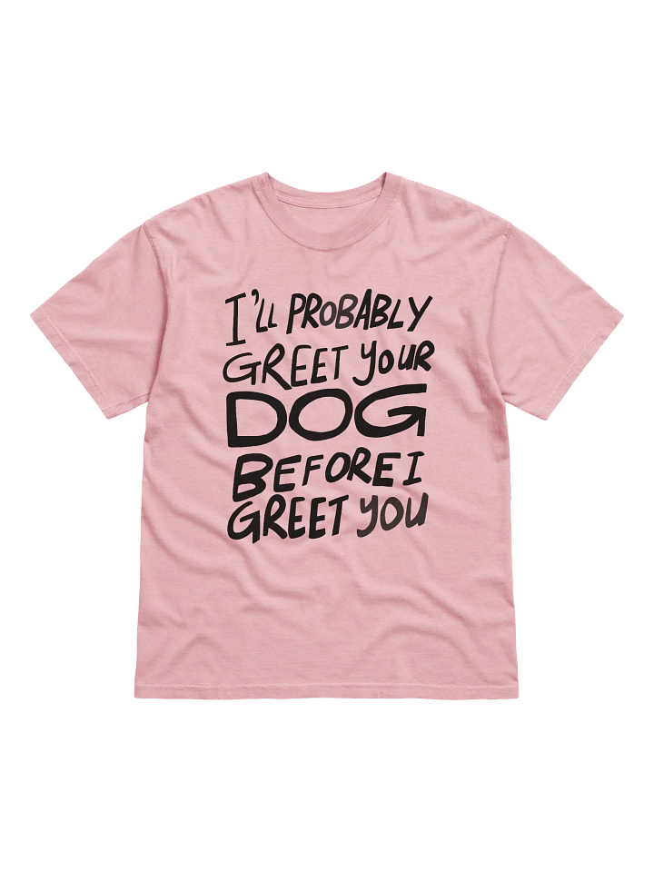 I'll Probably Greet Your Dog First Relaxed Tee product image (1)
